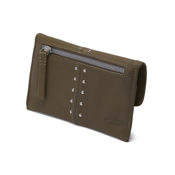 AMERICAN LEATHER CO. Kelp Leather Mittie Bifold Wallet - Picture 2 of 2